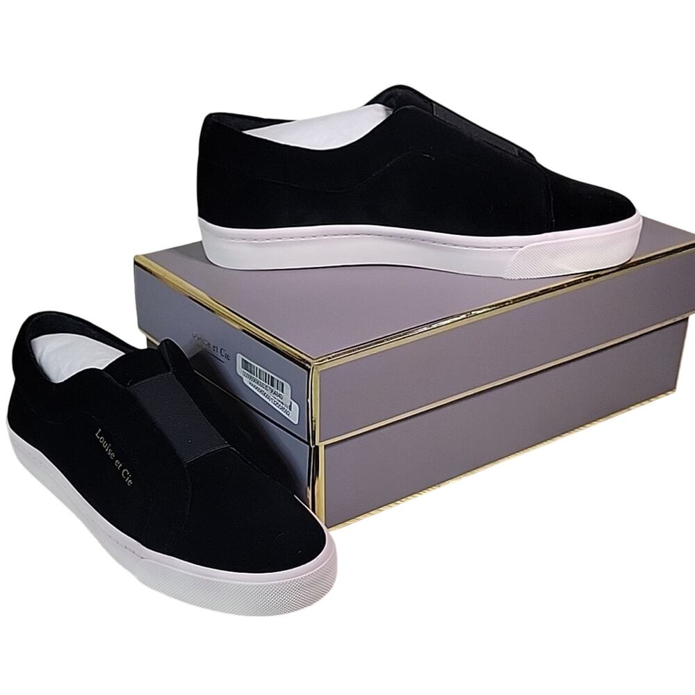 Louise et Cie Bette Black Velvet Sneakers Womens Size 8 NEW